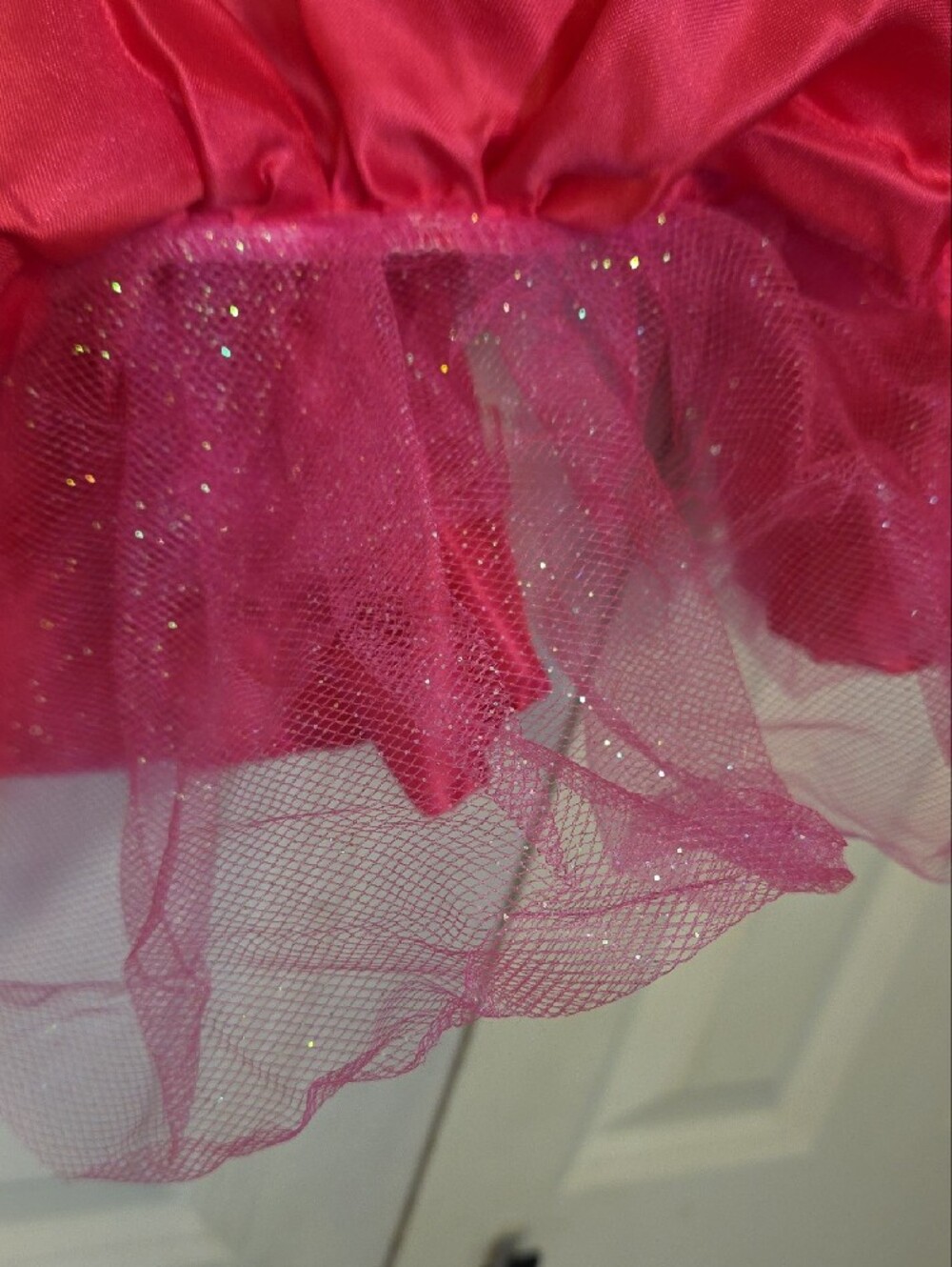Hello Kitty Pink and White Dog Dress Costume with Bow Headpiece - Picture 5 of 12